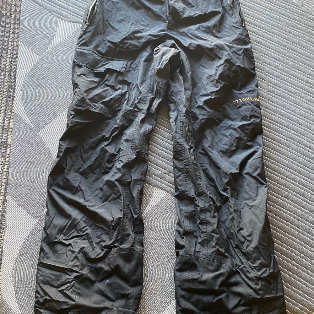 Colombia Titanium Men's Black Ski Pants